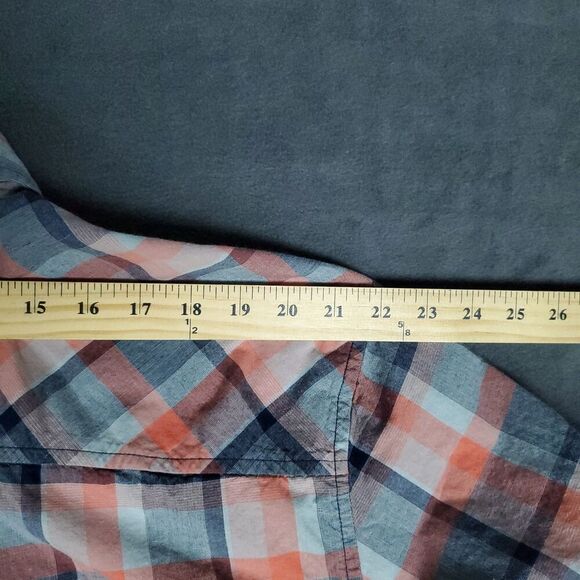 Prana Plaid Shirt Lot Of 2 Mens 2XL XXL Short Sleeve Button Up Hiking Outdoor - Picture 12 of 12
